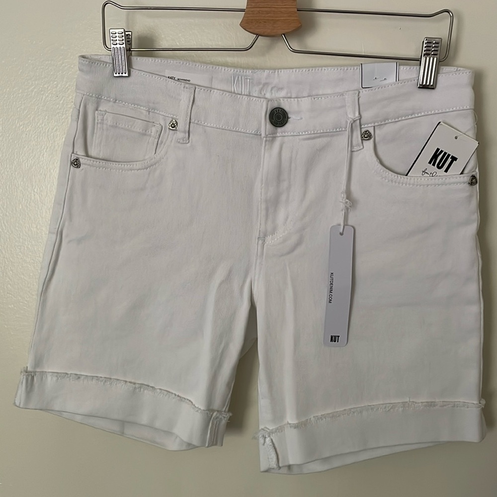 NWT Kut From The Kloth Katy Boyfriend Shorts Size 4